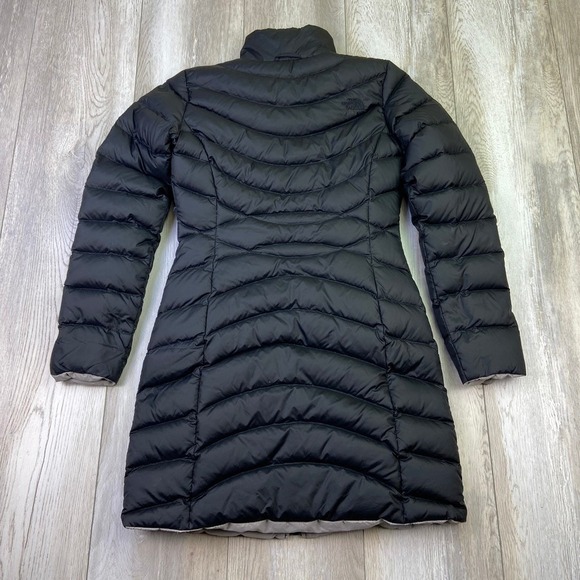 The North Face Hyvent Puffer Jacket Womens XS Black Down Blend Full Zip Quilted - Picture 12 of 16